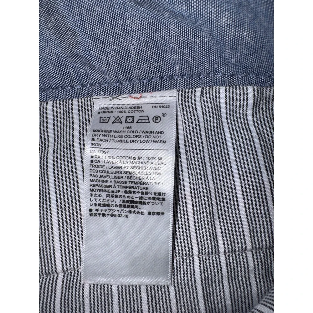Banana Republic Emerson Short Mens 32 Modern Red Print Cotton Chino Shorts